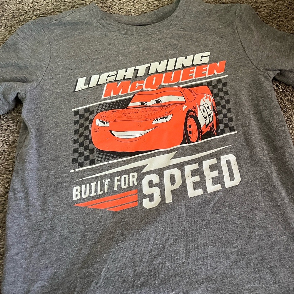 CARS LIGHTNING MCQUEEN Jumping Beans Gray T-Shirt 6